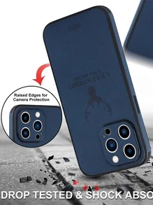 Deer Pattern Phone Case - Black - View 2