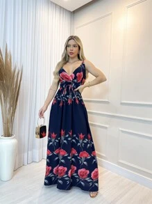 Women Dresses - 藏蓝色 - 查看 1