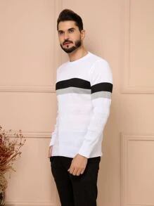 Men Sweaters - White - View 2