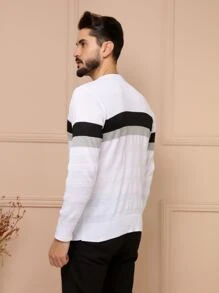Men Sweaters - White - View 3