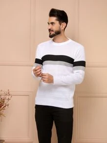 Men Sweaters - White - View 1