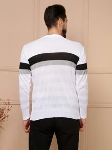 Men Sweaters - White - View 4