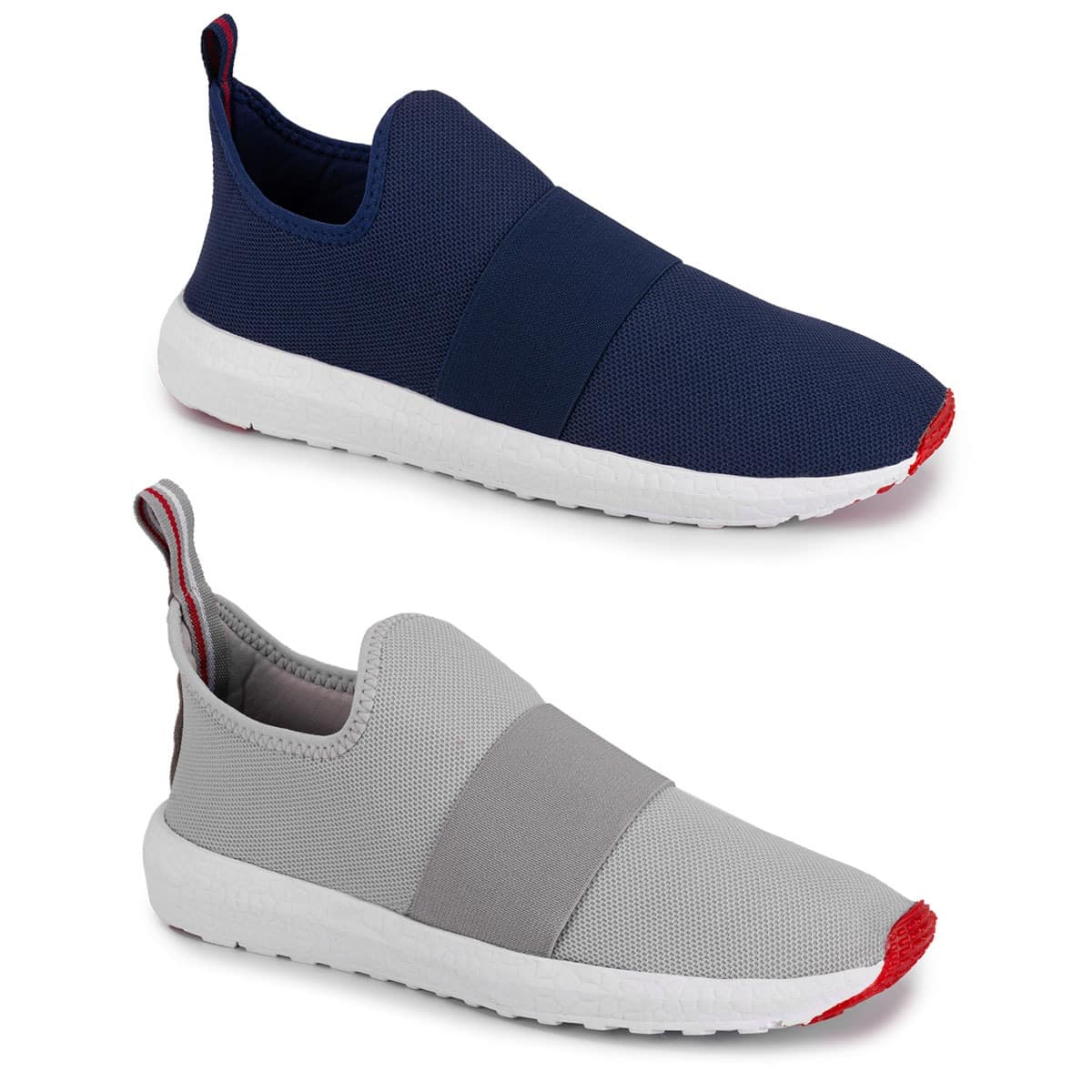 Men Sneakers - 灰色 - 查看 1