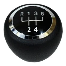 Perilla Palanca Cruze Pomo Velocidades (9 mm y 11 mm) 1 Pieza - Negro - Ver 2