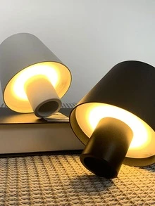 Rechargeable Wine Bottle Table Lamp, Removable Creative Portable Decorative Atmosphere Lamp - Black - View 5