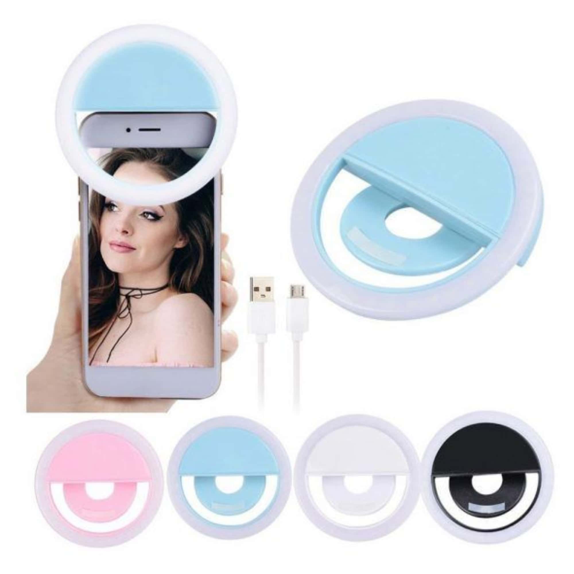 Aro luz para Teléfono Pequeño Portátil aro Pequeño Para Selfies Luz Led - Multicolor - Ver 1