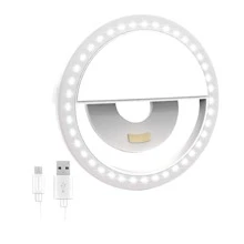Aro luz para Teléfono Pequeño Portátil aro Pequeño Para Selfies Luz Led - Multicolor - Ver 3