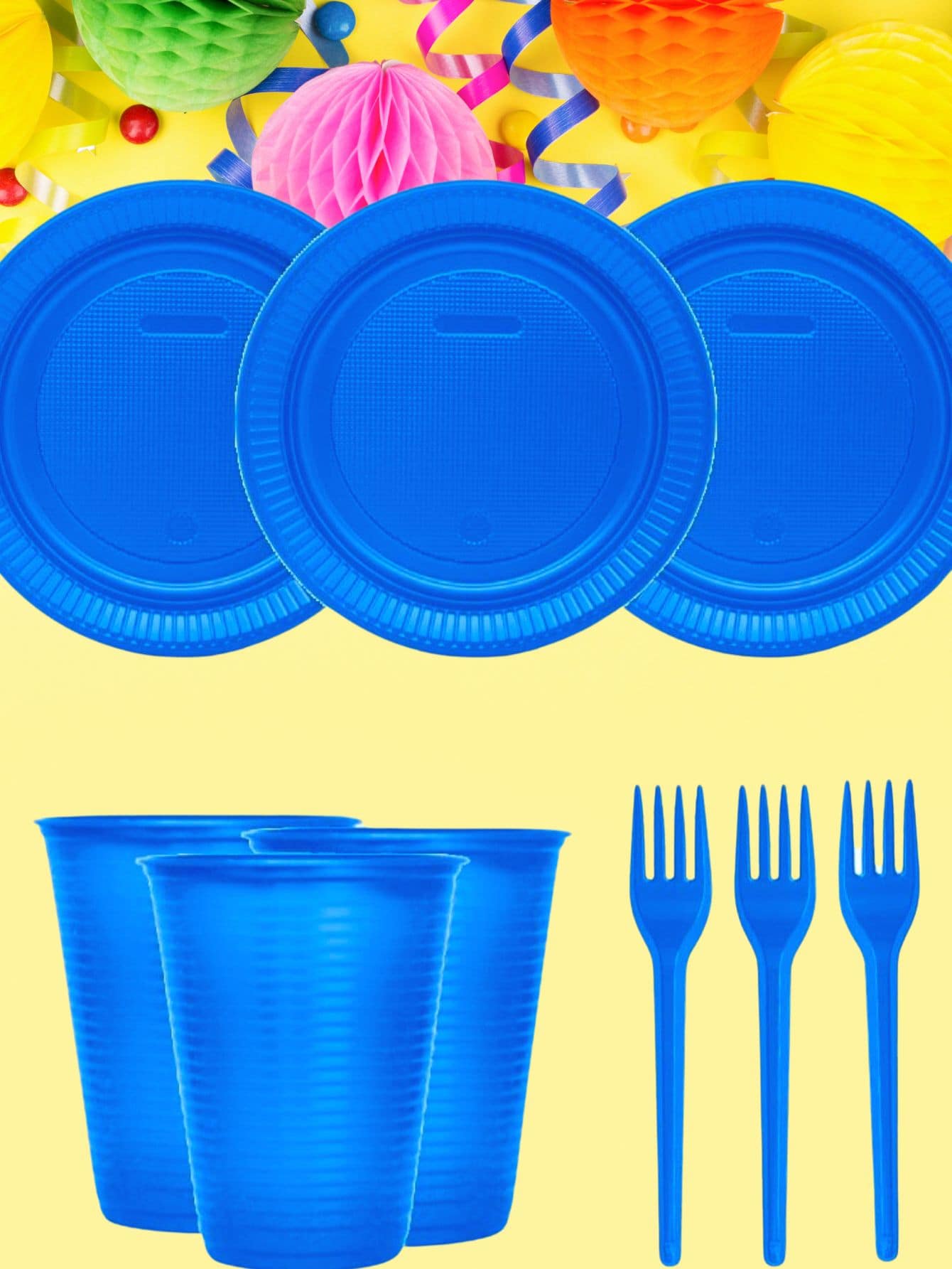 Party Backdrops - 藍色 - 查看 1