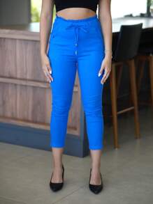 Calcas femininas para mulheres - Azul - Visão 1