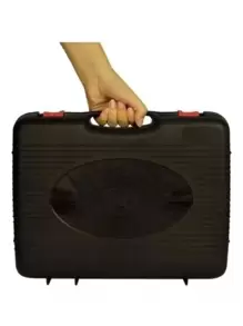 Fogareiro Flex Fogão Portátil Maleta Camping Viagem Cozinha Gás e Refil - Preto - Visão 5