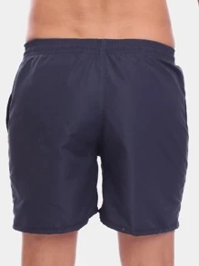 Men Shorts - 藏蓝色 - 查看 3