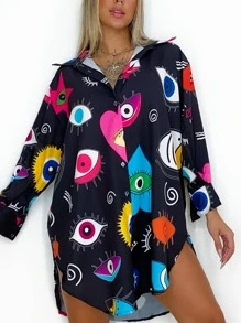 Women Blouses - màu đen - Xem 3