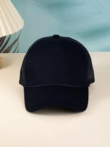 Gorra negro de malla - Negro - Ver 1