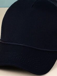 Gorra negro de malla - Negro - Ver 2
