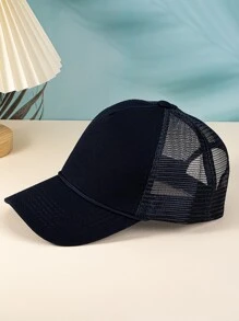 Gorra negro de malla - Negro - Ver 3