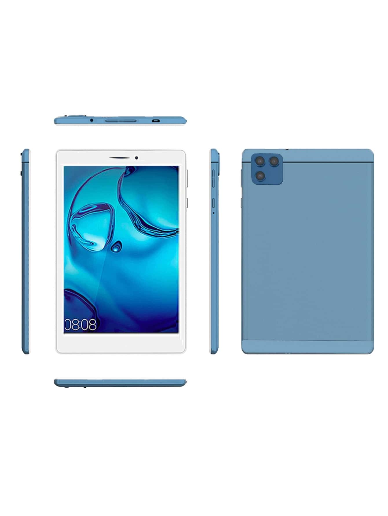 Android Tablet 7 Inch 32+2 GB Tablet Elegant Design. - Royal Blue - View 1