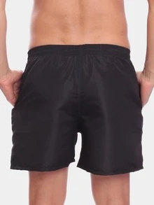 Men Shorts - 黑色 - 查看 4