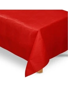 Disposable Table Covers - Red - View 2