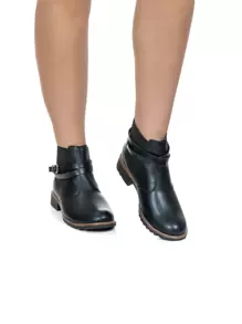 Estilo Shoes Women Fashion Boots - 黑色 - 查看 2