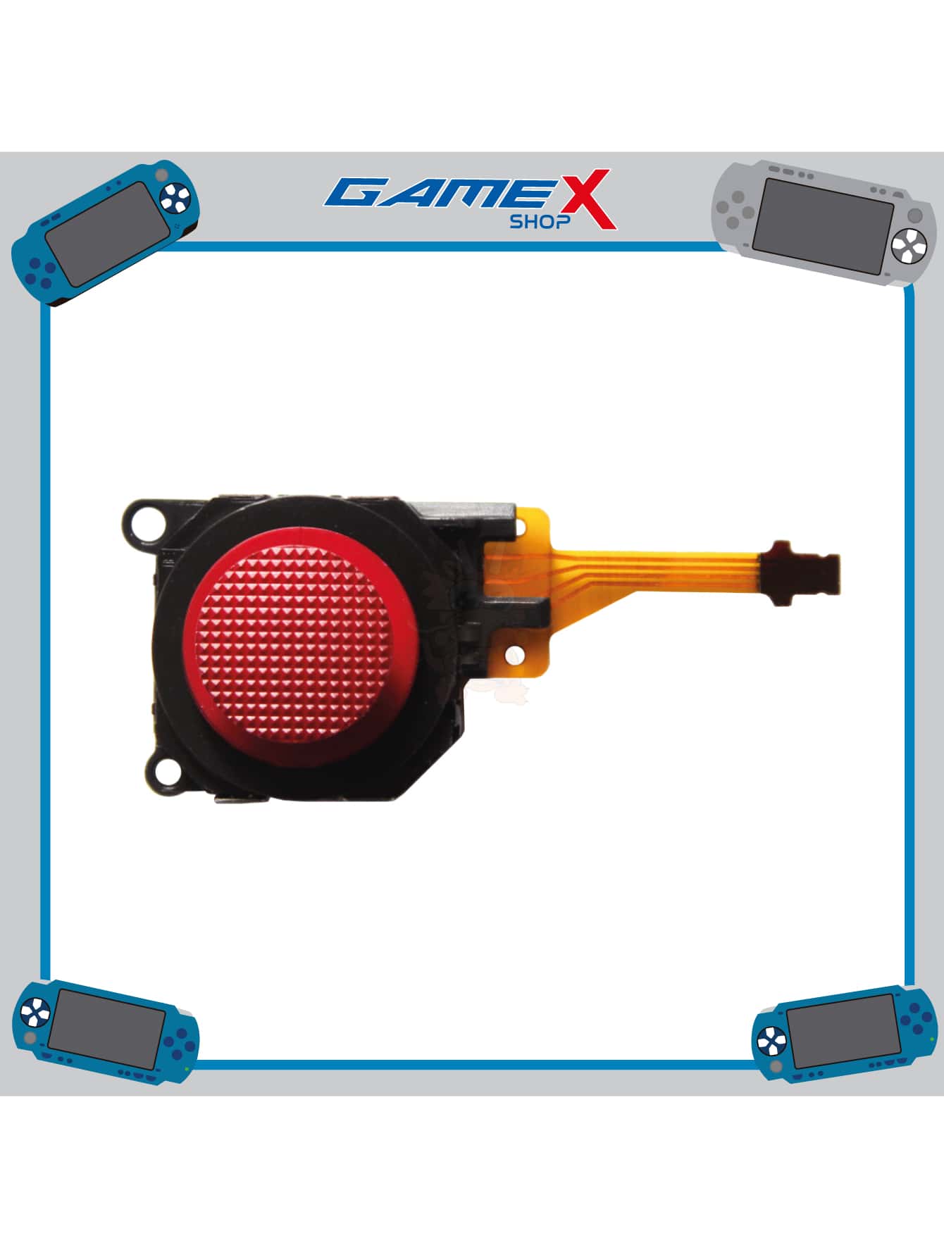 PSP 3000 Joystick - Đỏ - Xem 1