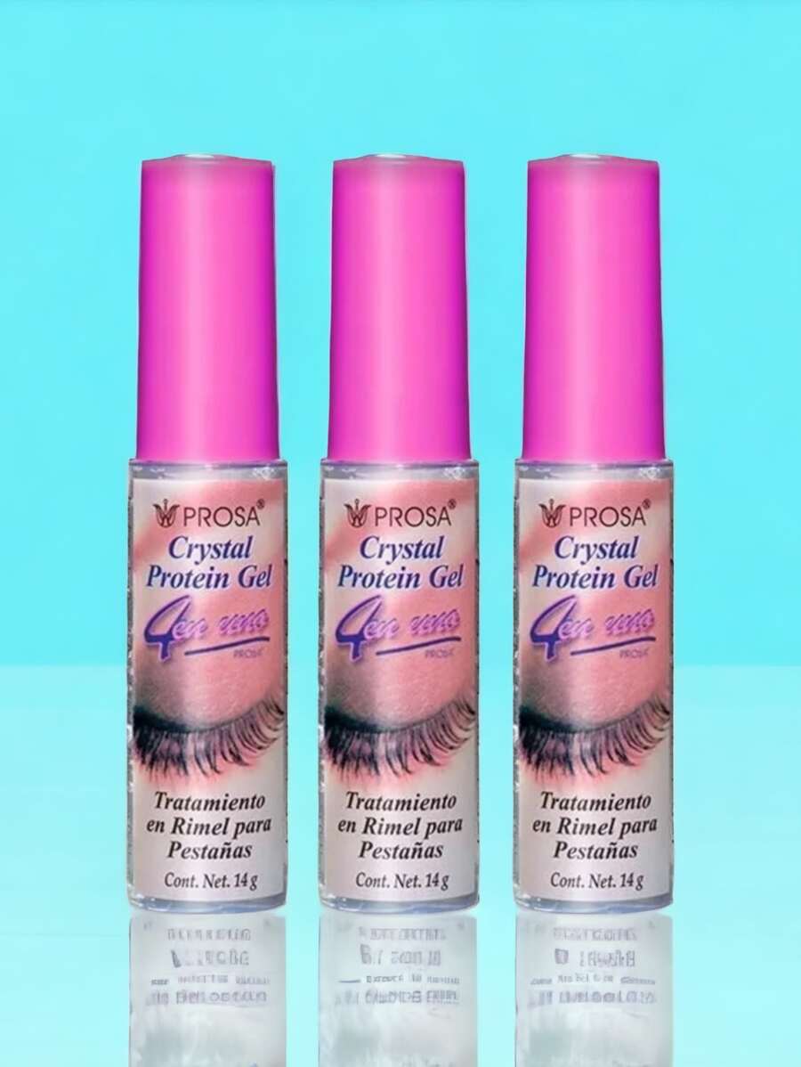 Rimel Transparente Prosa Crystal Protein Gel Tratamiento 3 PIEZAS