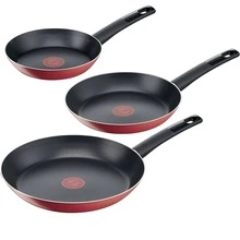 Juego de Sartes T-Fal B5749182M de 20/24/30 cm Thermo-Señal Rojo - Rojo - Ver 2
