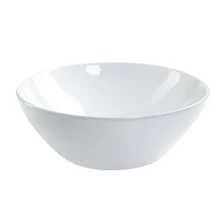 Lavabo Ovalin De Cerámica Blanco Para Baño Modelo Zurich Alto Brillo Moderno Diseño Circular - Blanco - Ver 3