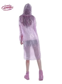 Impermeable de Emergencia Capa de lluvia de Colores Portatil Forma Esfera Color Rosa - Rosa - Ver 4