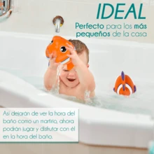 Shark, Fish, Crocodile Bath Toy With Movement For Toddlers Babies Tub Bathtub - 橘色 - 查看 5