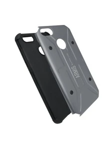 Funda Case Para iPhone X Uso Rudo Armis - Plateado - Ver 3