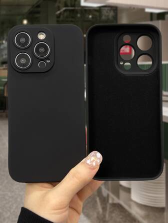 適用於蘋果和三星手機的液態矽膠手機殼，具有精確孔洞