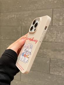 卡通兔子圖案手機外殼 - 彩色 - 查看 4