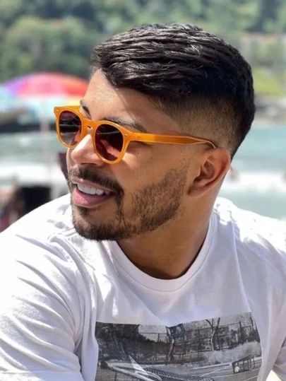 Óculos de sol redondo da moda masculino/feminino