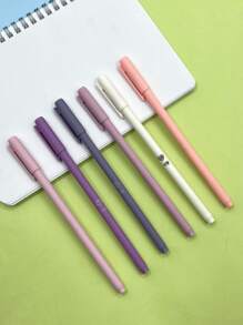 Ballpoint Pens + Fill Set Black Blue Red Ink Bullet 0.5mm Gel Pens School And Office Supplies Stationery - Multicolor - View 1