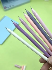 Ballpoint Pens + Fill Set Black Blue Red Ink Bullet 0.5mm Gel Pens School And Office Supplies Stationery - Multicolor - View 6