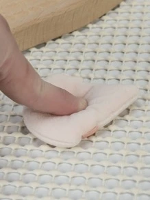 15 cái Hình tam giác Nhung & Lông tơ Ngắn Bột Puff Đối với Trang điểm Đăng ký , - Nhiều màu - Xem 2