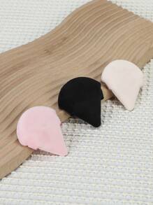 15 cái Hình tam giác Nhung & Lông tơ Ngắn Bột Puff Đối với Trang điểm Đăng ký , - Nhiều màu - Xem 4