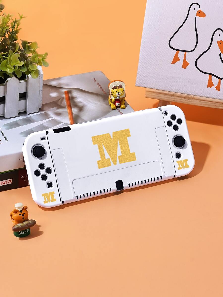 con letra M patrón Funda compatible con , puede ser instalado en sin eliminando Estuche protector - Multicolor - Ver 1