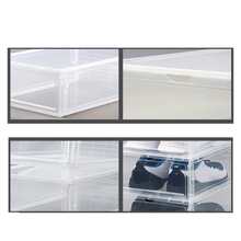 Caja de almacenamiento de zapatos a prueba de polvo - Negro - Ver 5