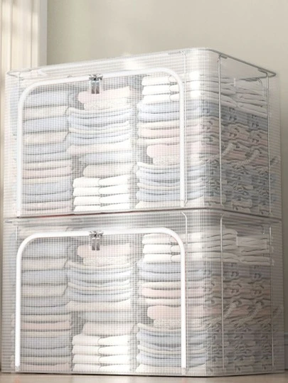 1 件透明衣服收纳盒装饰品装饰节日装饰房间装饰家居装饰卧室装饰卧室、收纳盒、家居收纳、适用于女士白色 T 恤、女士黑色裤子、女士冬装、连衣裙、女士冬装、优雅女士连衣裙、女士白衬衫、长袖、女士白色连体裤、女士春装、女士春装、春季、春装、简约、夏季上衣收纳