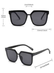 4pcs Stylish Square Glasses Set Suitable For Daily Outdoor Activities For Boy, Girl And Teenagers