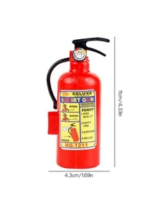 1入組新款和奇怪玩具滅火器水槍,人搞笑玩具滅火器造型水噴槍 - 紅色 - 查看 7
