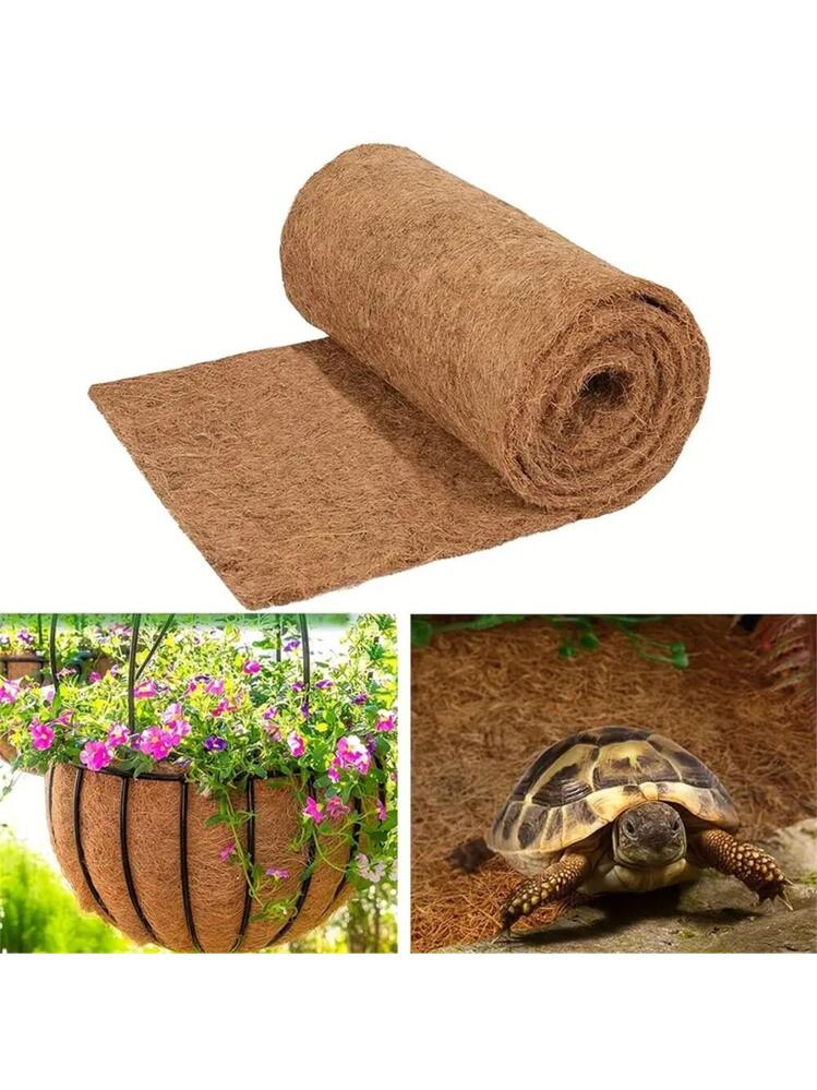 HFHOME 2 fodere per cesti da appendere, 35,5 cm, rivestimento di ricambio in fibra di cocco, fodera rotonda per fioriere sospese, vasi da giardino in balcone o giardino