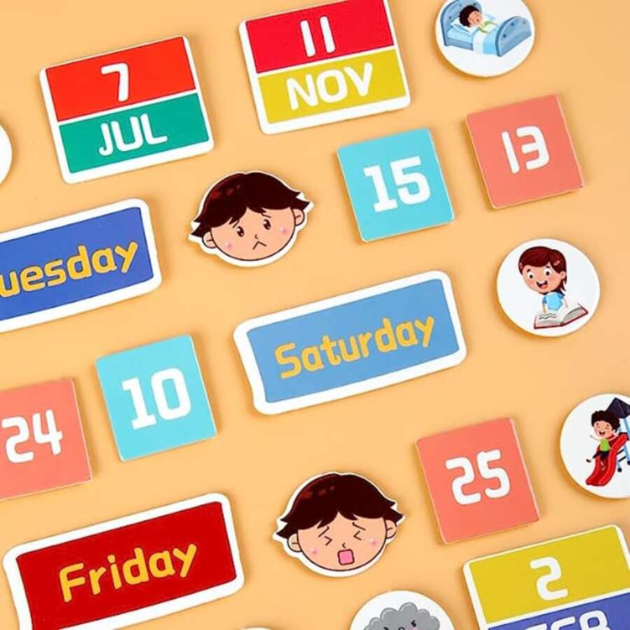 Early learning calendar for kids activities daily calendar for
