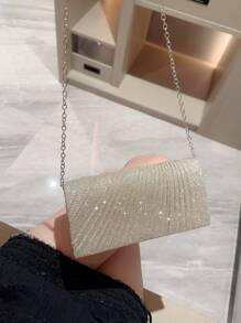 Lightweight,Business Casual Rhinestone Decor Bucket Bag Mini Drawstring Design, Clear Bag Faux Pearl Bag Evening Bag,Dinner Bag Glamorous,Elegant,Exquisite,Quiet Luxury Rhinestone For Party Girl,Woman,Bride Perfect For Party,Dinner/Banquetchristmas Party Dress