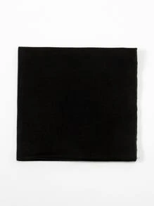 1入組舒適柔軟純色髮巾，適用於休閒穿着