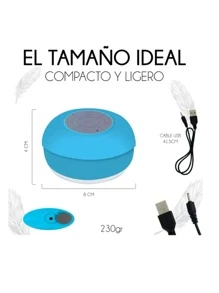 Chimexhy  Bocina Bluetooth para regadera a prueba de agua - Amarillo - Ver 6