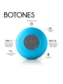 Chimexhy  Bocina Bluetooth para regadera a prueba de agua - Amarillo - Ver 4