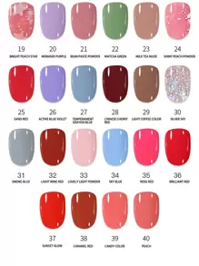 40色速干持久无味水性指甲油，可撕拉，适合女性和女孩，春、夏、秋、冬四季皆宜，是情人节、万圣节、圣诞节的理想礼物。