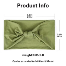 Women's Sports Headband, Athletic Sweatband For Running, Basketball, Yoga, Fitness, Forehead Sweat Absorber, Hair Tie, Head Wrap, Black